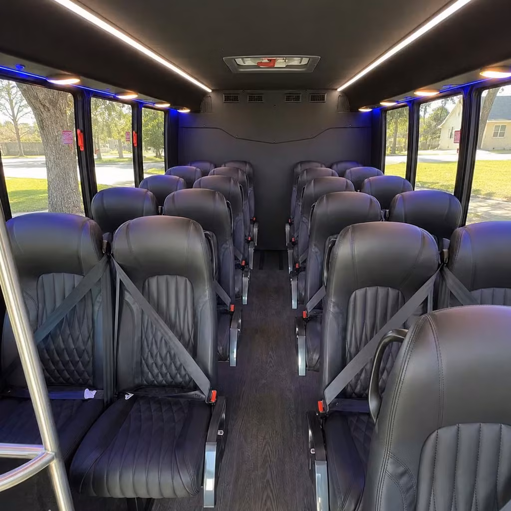 30 passenger minibus interior